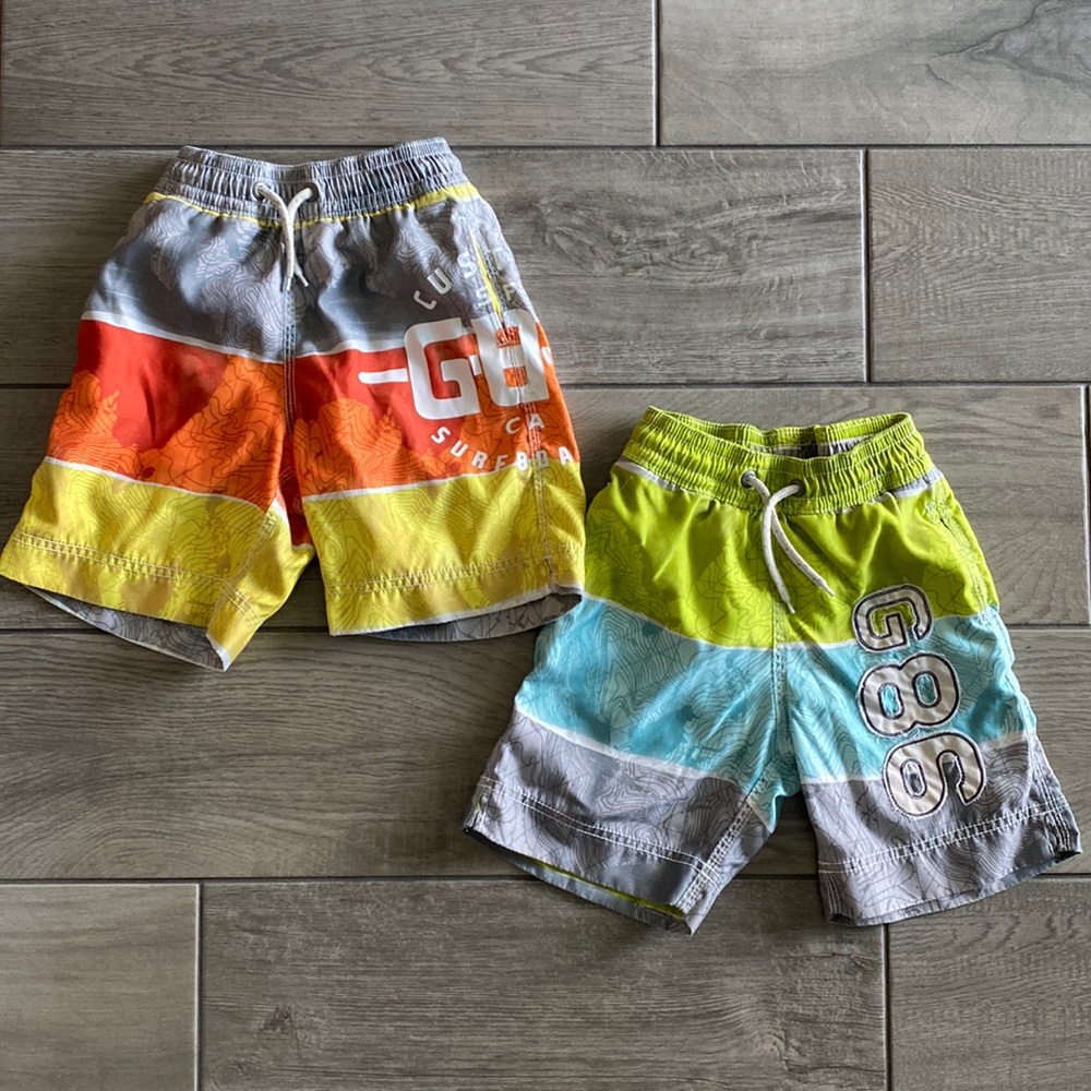 Boys Gap Swim Trunks/Shorts Swimsuits Twin - 2 Pairs